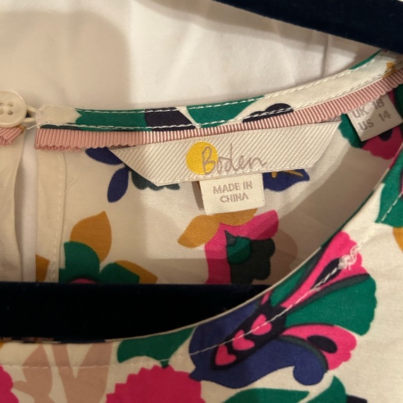 Boden Floral Blouse Size US 14 - Picture 3 of 3